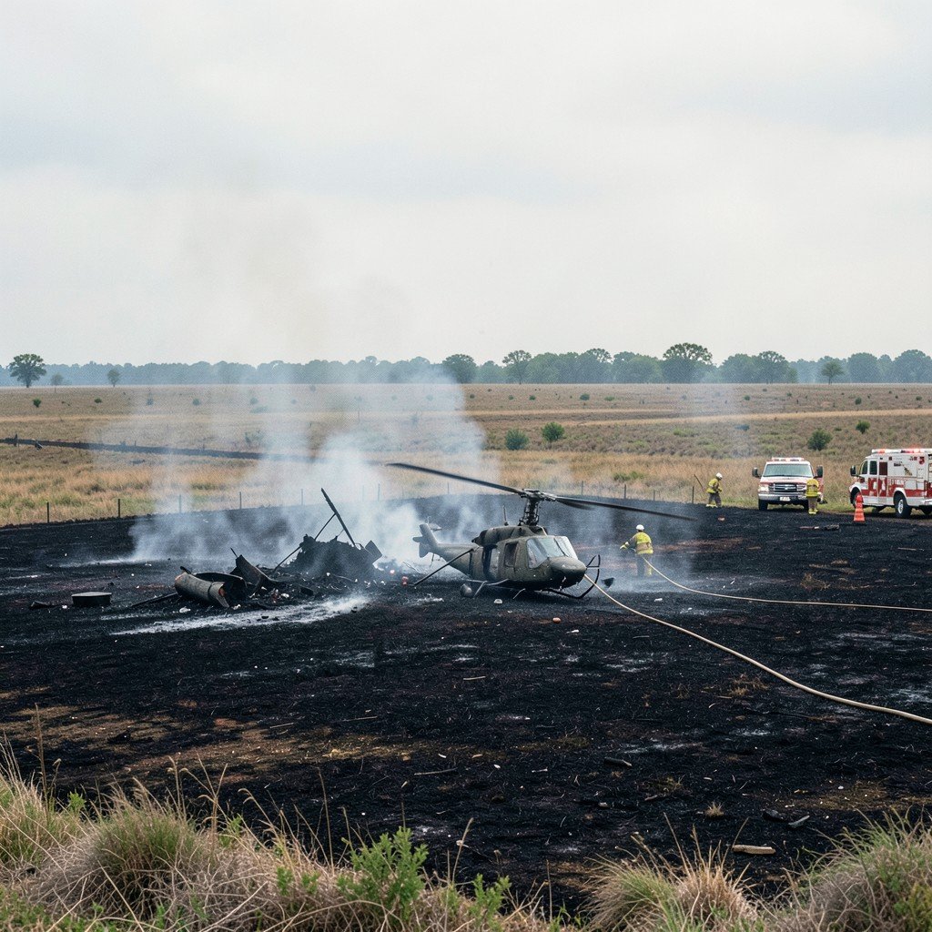 Apache Helicopter Crash Kills Two Army Pilots in Central Texas