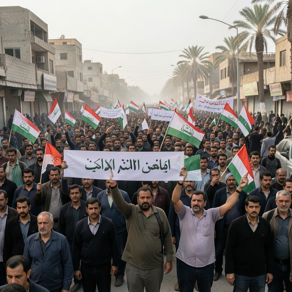 Basra Protests Erupt Against Blockade on Iranian Flights
