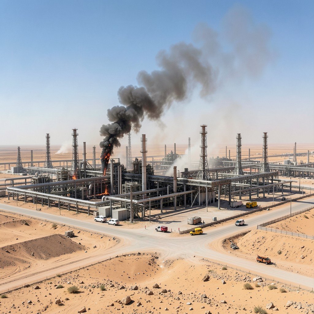 Drone Strike Hits Saudi Arabia's Abqaiq Oil Processing Hub