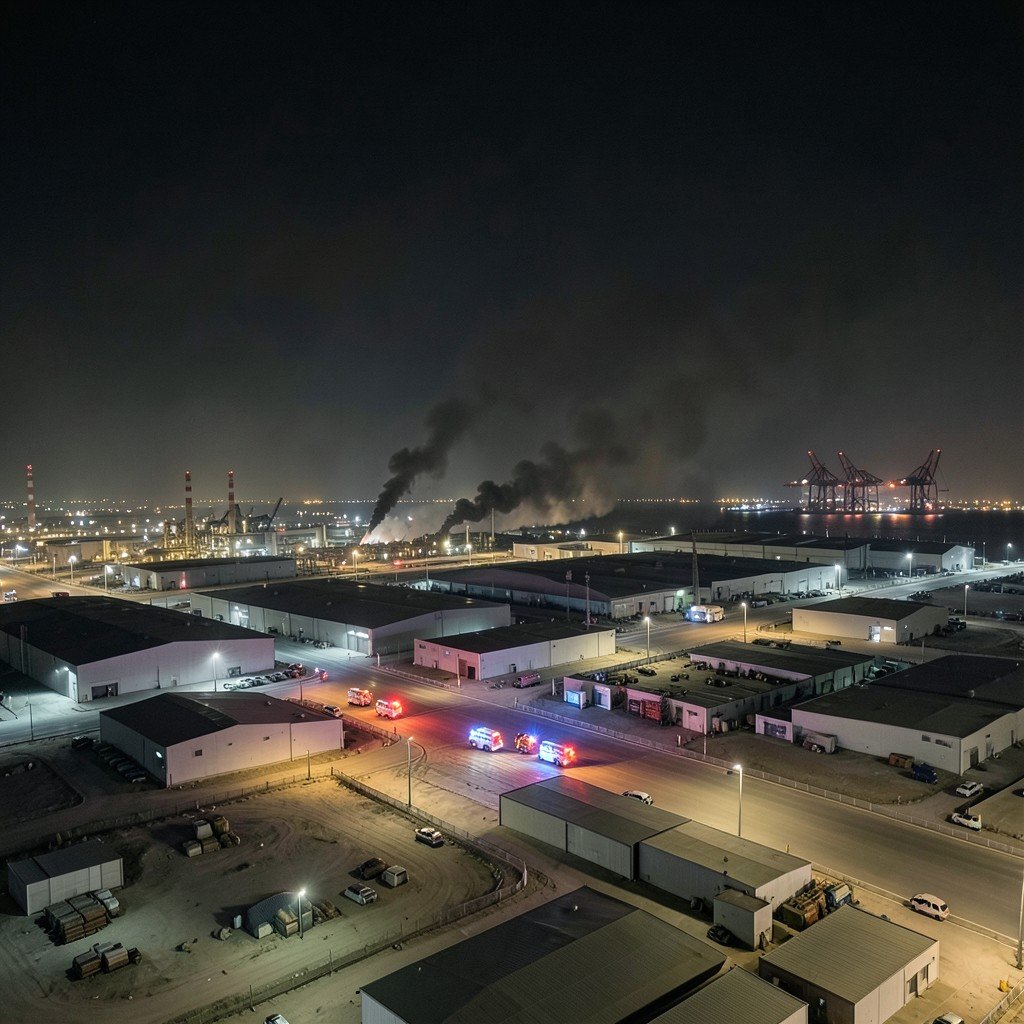 Dubai Jebel Ali Free Zone Explosions Spark Security Fears