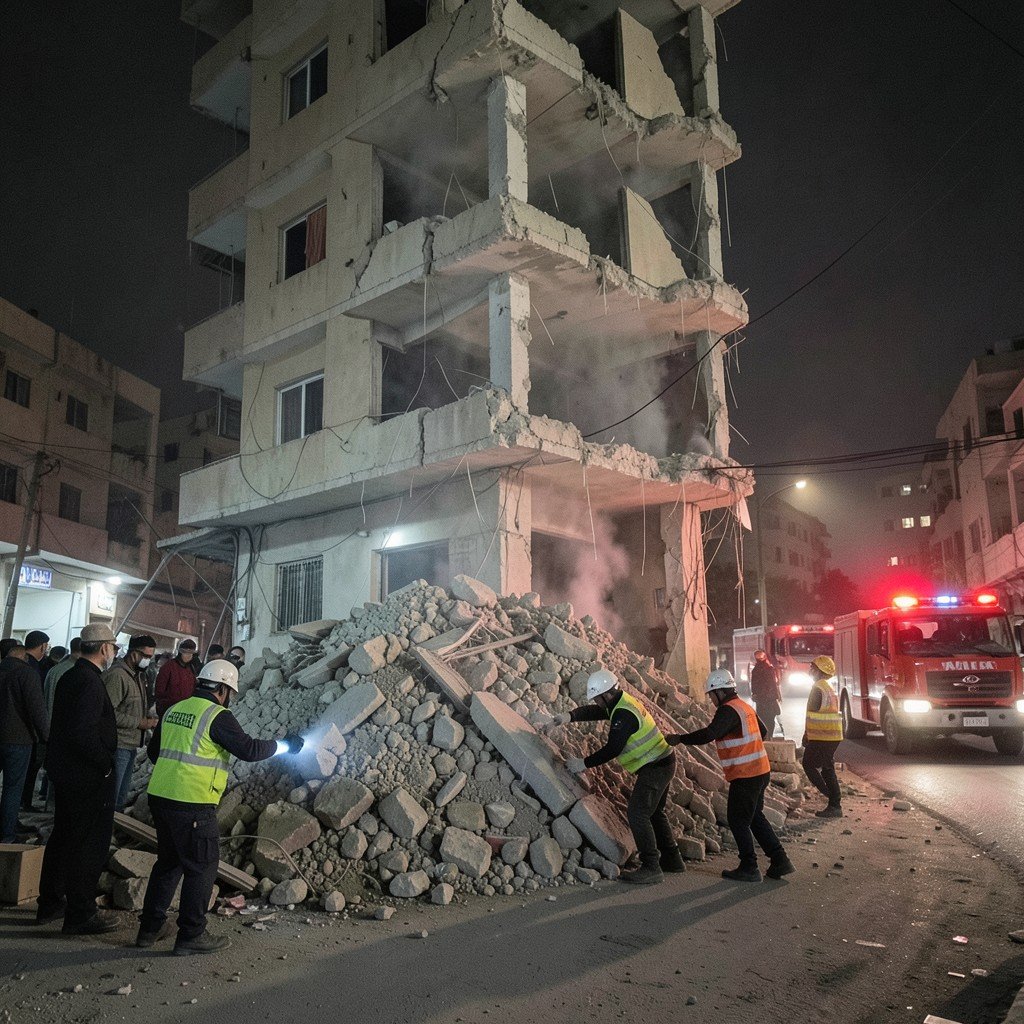Israeli Air Strike on Gaza City Apartment Kills at Least Five