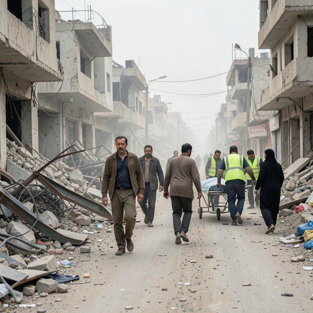 Israeli Strikes Kill 10 Palestinians in Gaza City and Nuseirat Camp