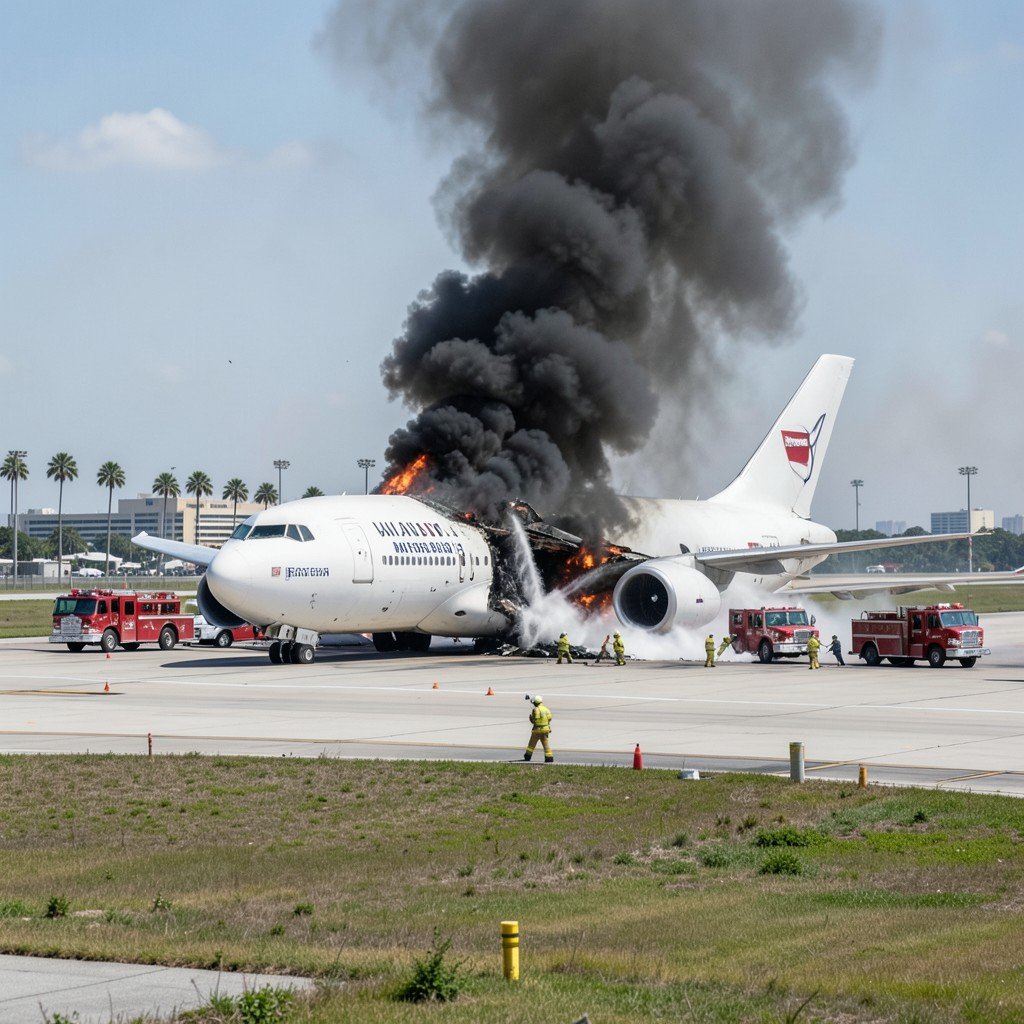 Miami Plane Crash: Five Dead as Cargo Jet Overruns Runway
