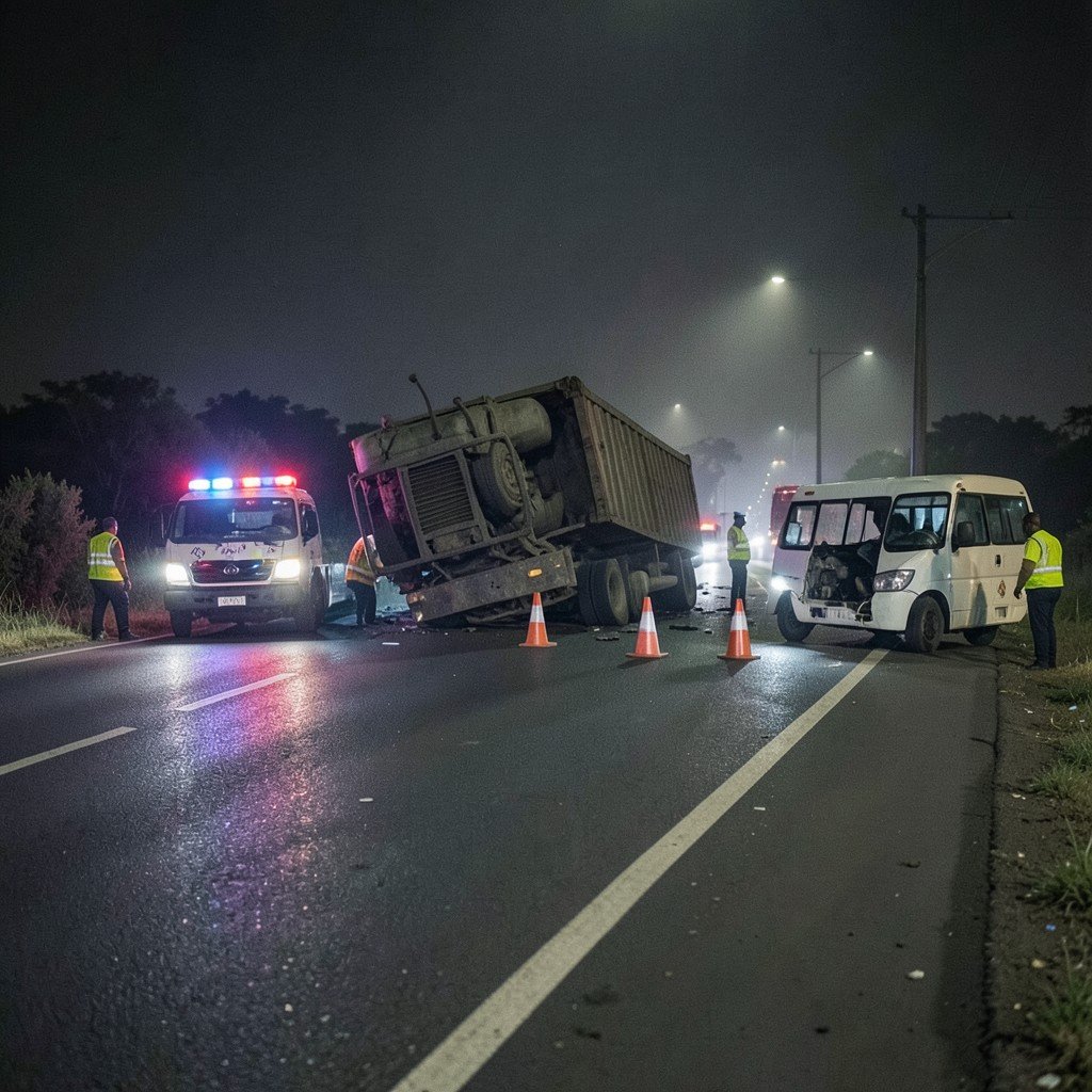 Mombasa Highway Crash Kills 17 Pilgrims in Kenya Multi-Vehicle Collision