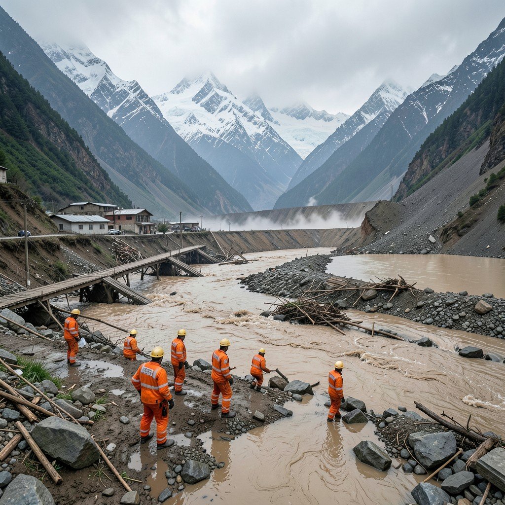 Nepal-Tibet Flood Death Toll Passes 470 as Barrier Lake Threatens