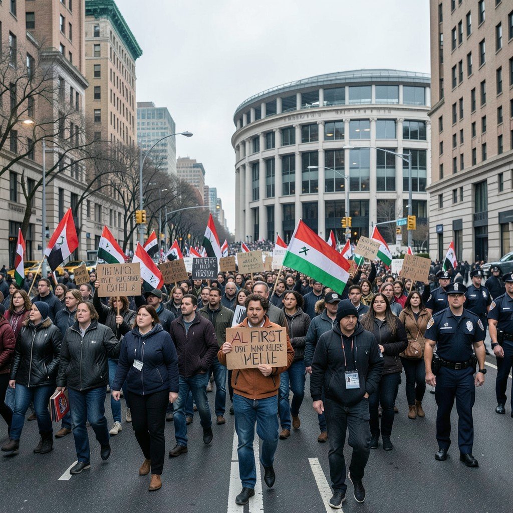 Netanyahu UN Visit Sparks New York Protests With Over 100 Arrests