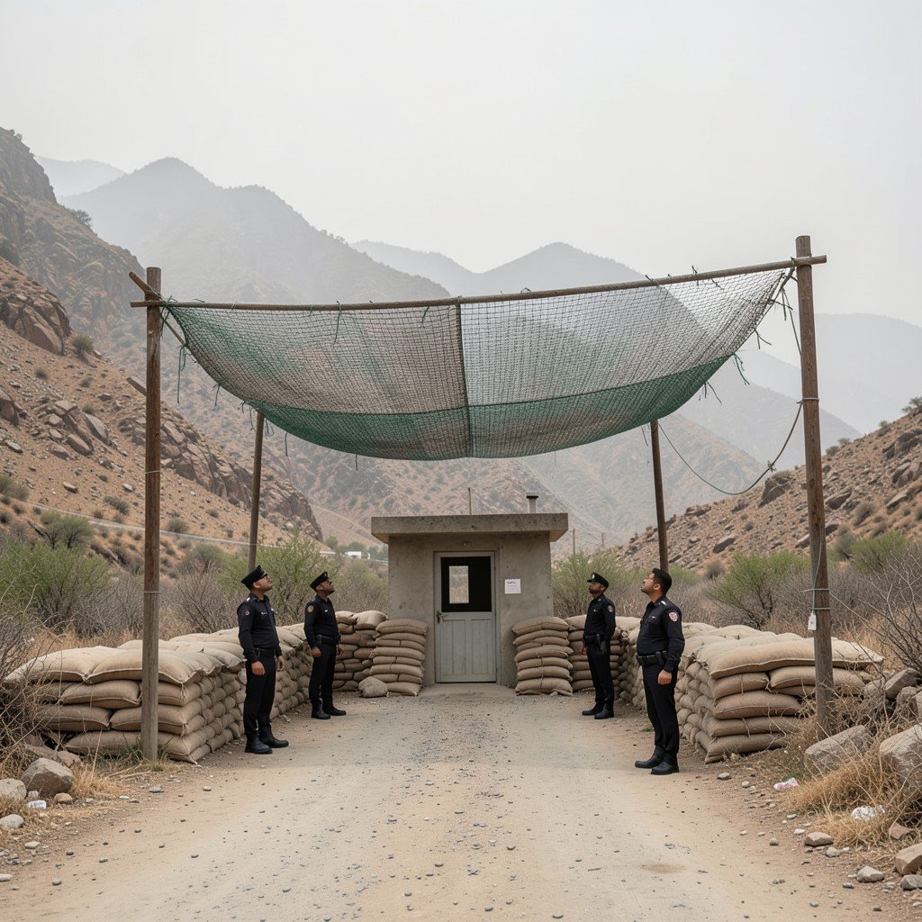 Pakistan Police Use Fishing Nets to Counter Explosive Drone Attacks