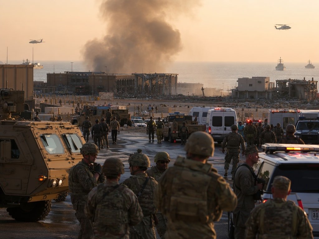 IRGC strikes US sites in Bahrain and Kuwait, Navy says